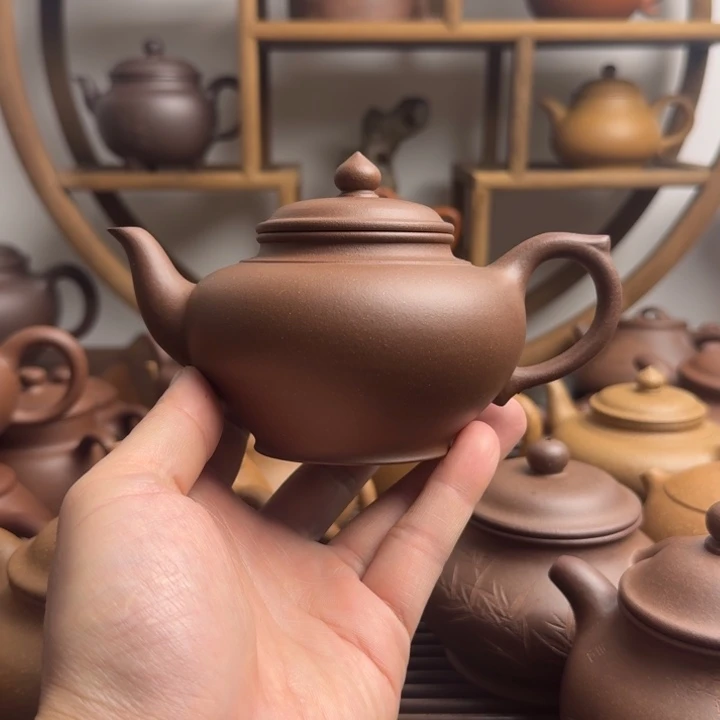 紫砂茶壶笑樱280cc台西嫩底槽清