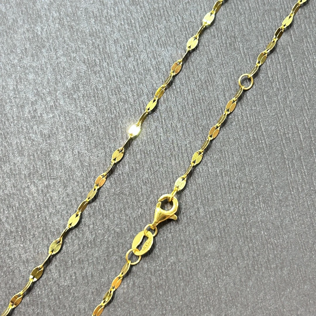 【销冠专享】嘴唇链（45长）足金999投资金攒金ZBHJX226克重多退少补