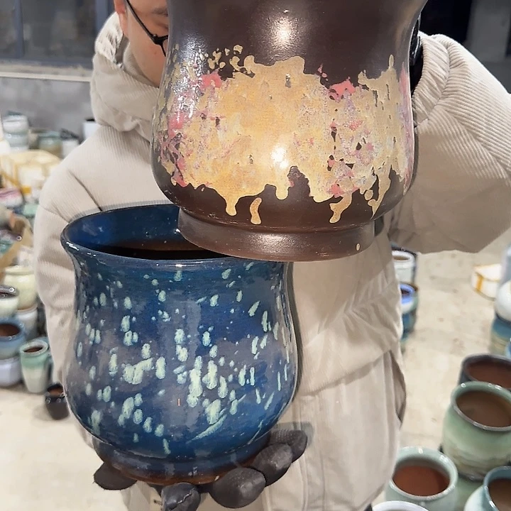 高度20口21卡卡花盆