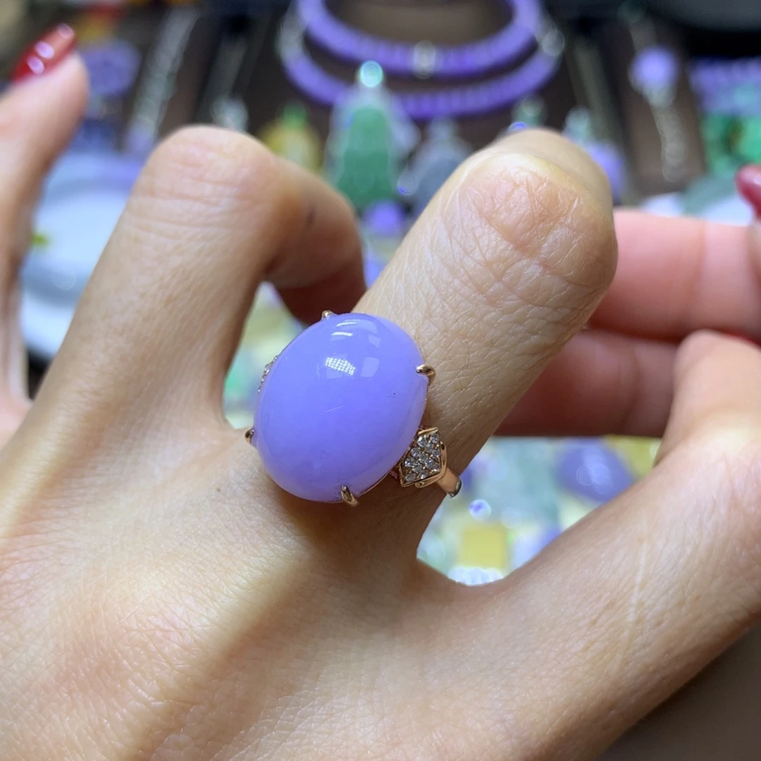 【闪购商品】翡翠颈饰18K金镶嵌翡翠