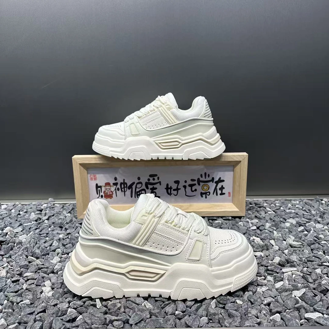 2025新款秋季厚底增高男士拼色个性潮流百搭时尚舒适运动 休闲鞋