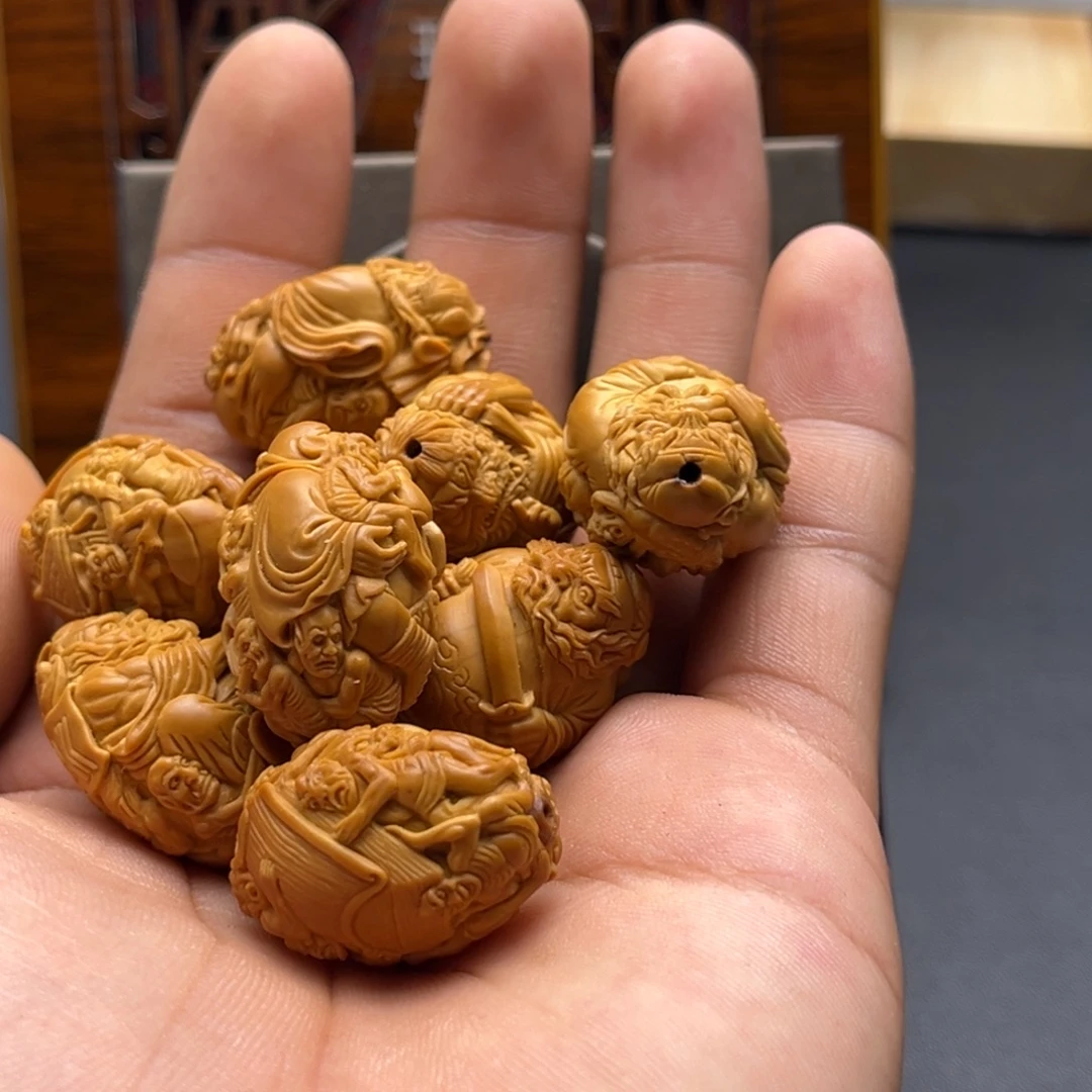 画***长橄榄核手串/手链钟馗