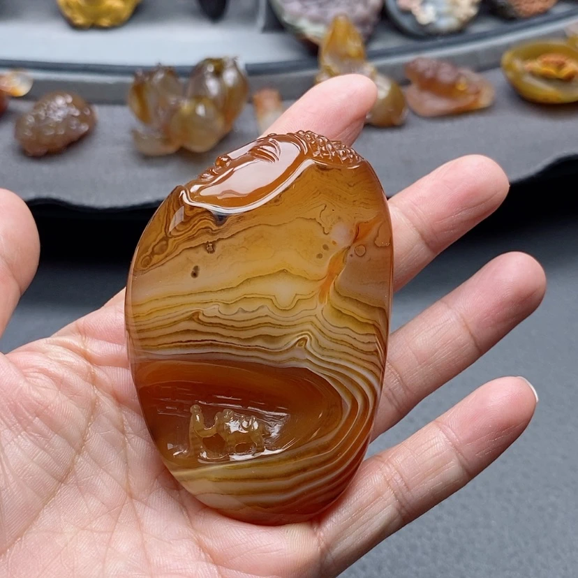【闪购商品】未镶嵌吊坠定制玛瑙