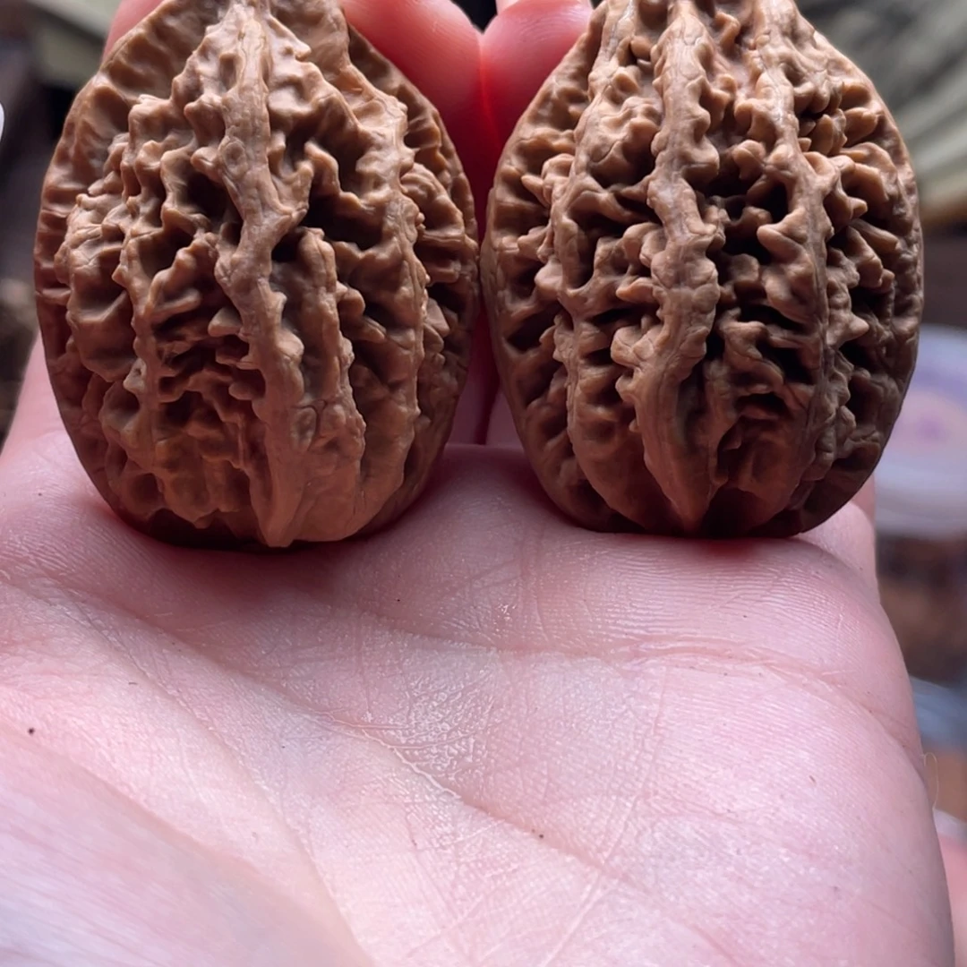 文玩核桃把件楸刀鱼44