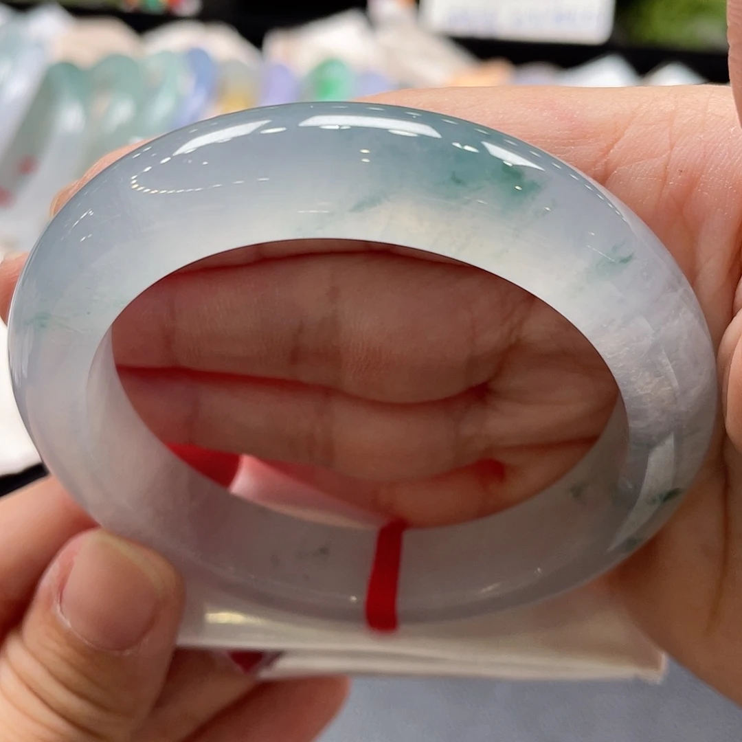 翡翠手镯未镶嵌58.4正