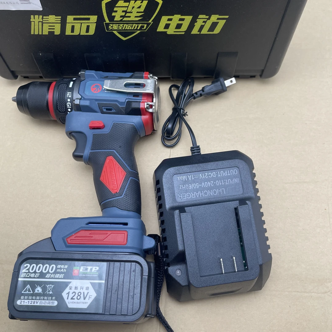 大扭力无刷纯铜手电钻大钢炮动力大电池多功能设计