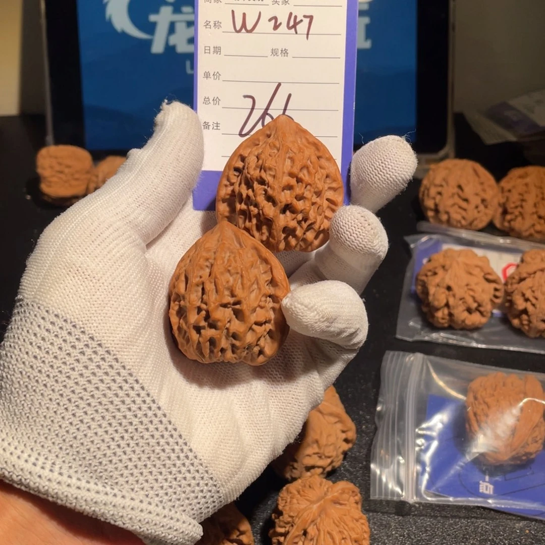 吊坠桃核金牛 编号W247