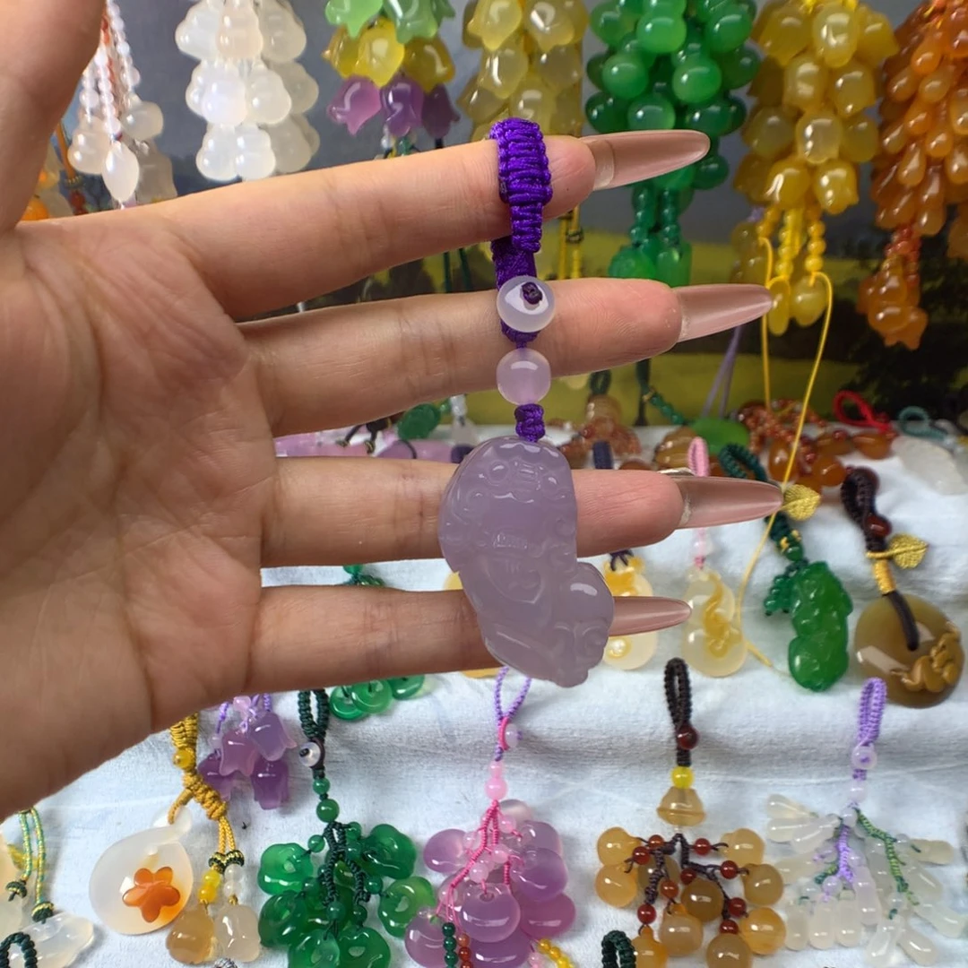 玛瑙/玉髓吊坠(不含链)未镶嵌