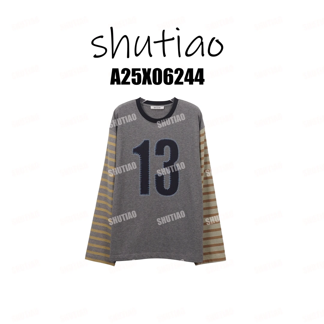 【SHUTIAO】2025秋冬：新款小众设计款T恤A25X06244
