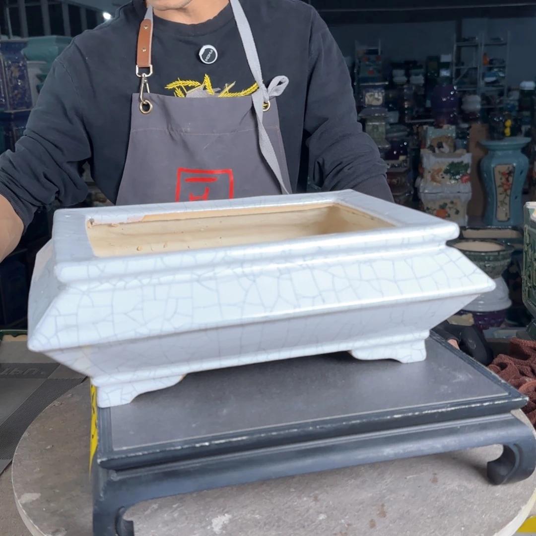 一风堂石湾花盆。微瑕