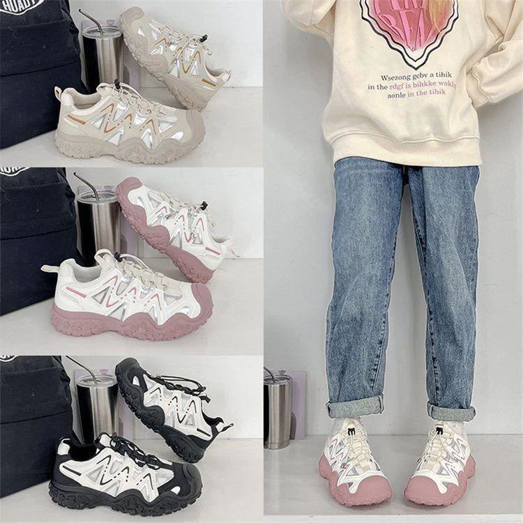 苏苏严选2025夏季新款丑萌鞋跑步运动鞋登山鞋时尚户外网面休闲鞋