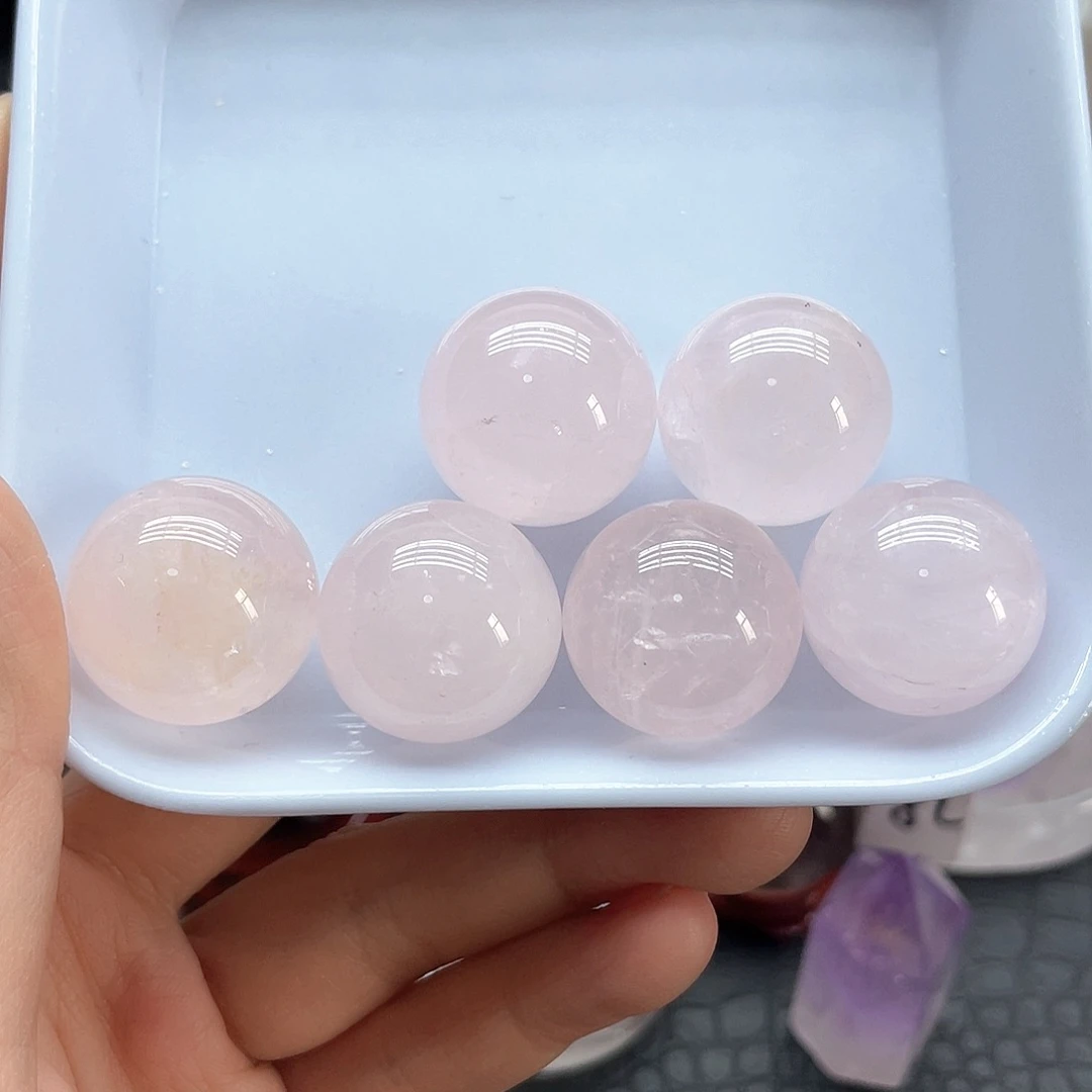 未镶嵌水晶珠宝半成品88粉晶单株卡2.2mm