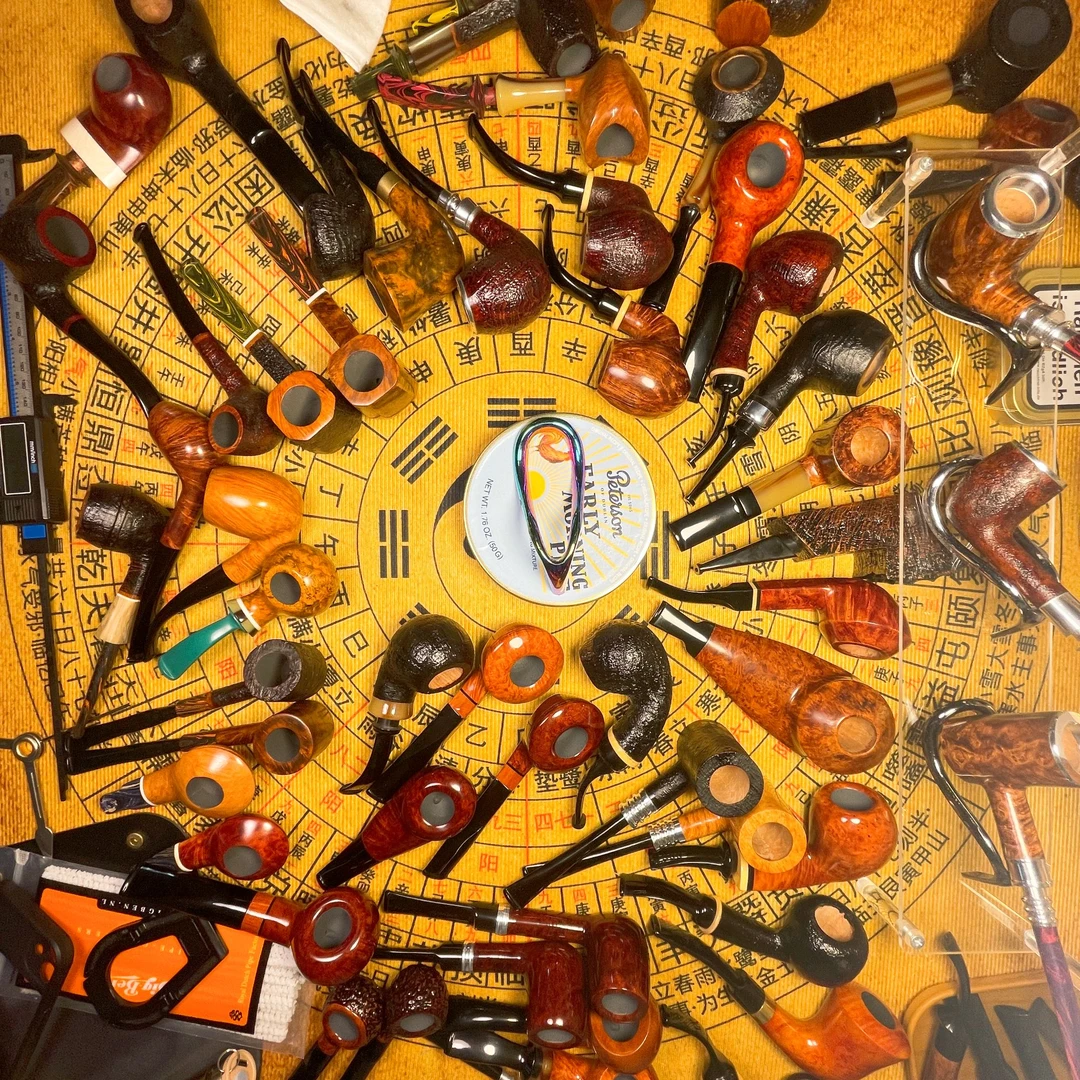 <改价链接>以主播介绍为准 专斗专拍 精品手工烟斗进口石楠木