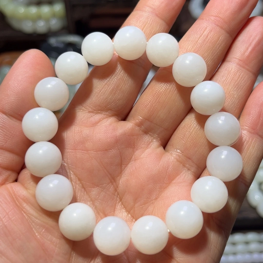 和田玉未镶嵌手链卡12