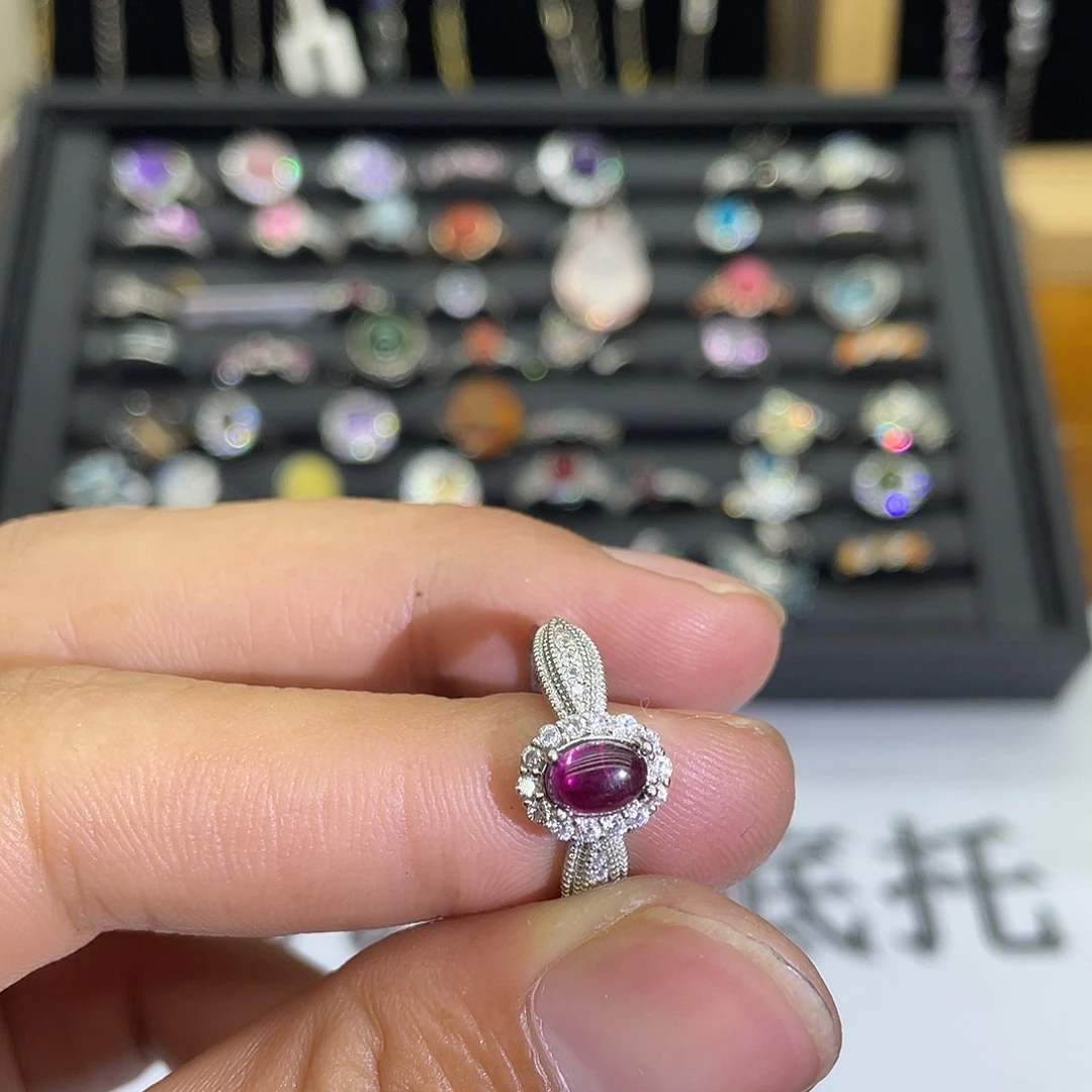 紫晶珠宝半成品未镶嵌