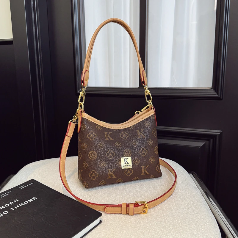 简约风防脏轻奢印花网红单肩包洋气时尚秋冬百搭休闲腋下耐磨2025