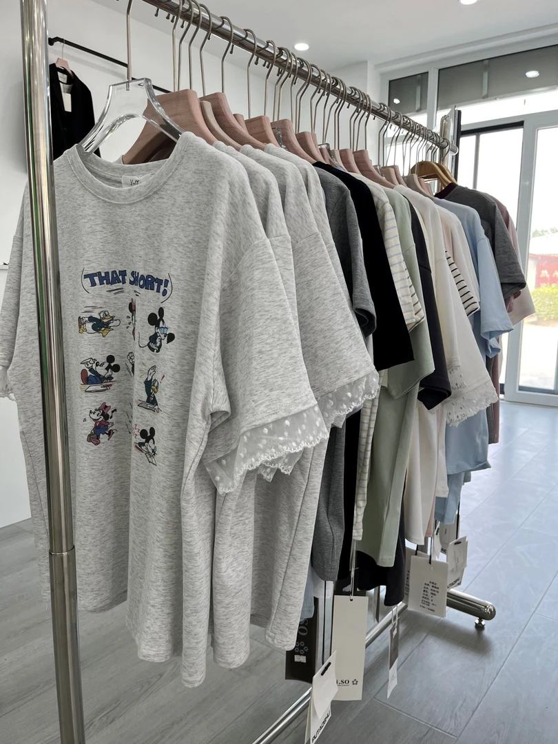 孤品清仓！品质夏季T恤时尚宽松，纯棉柔软面料