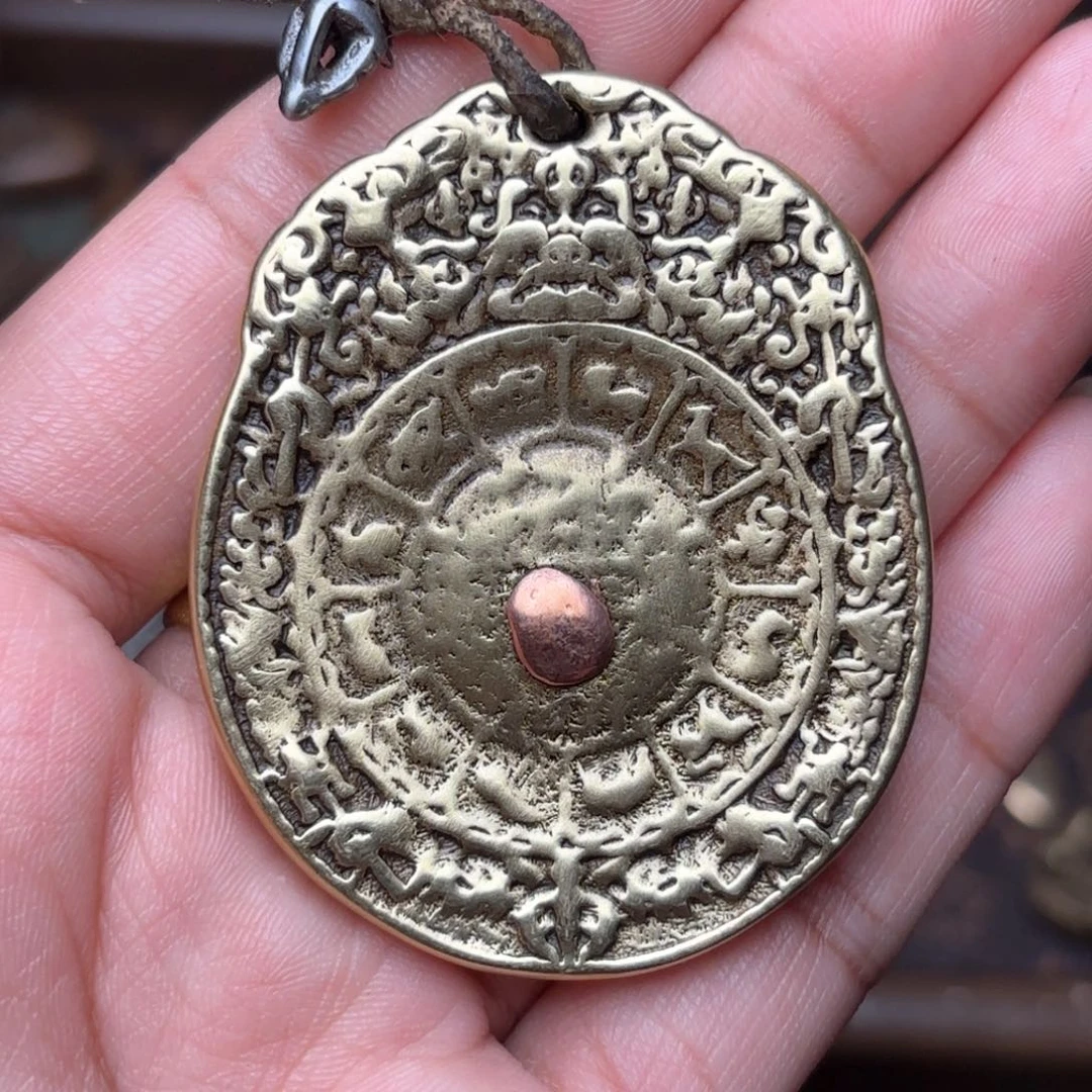 简**好铜星月菩提吊坠项链