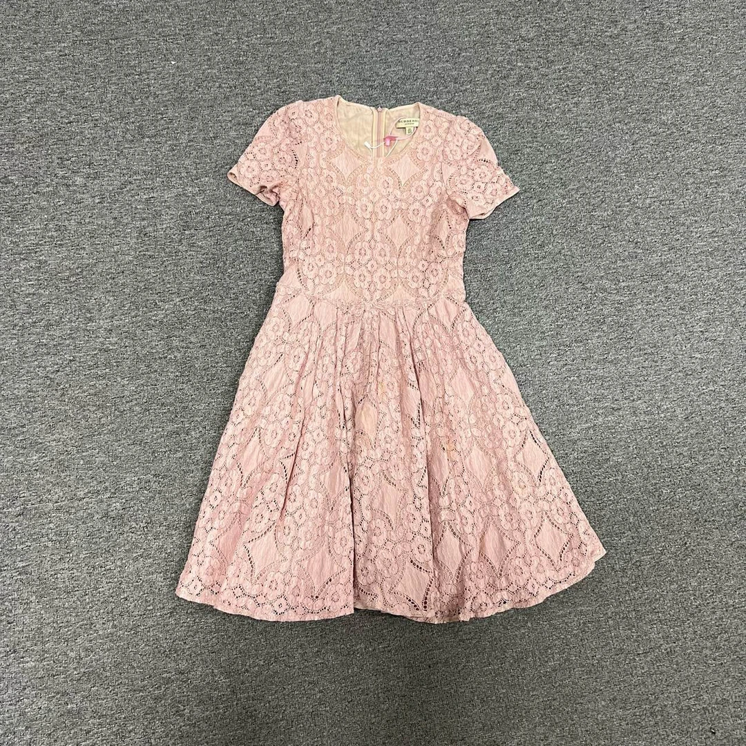 99新 BURBERRY/博柏利 Burberry 蕾丝连衣裙 uk8
