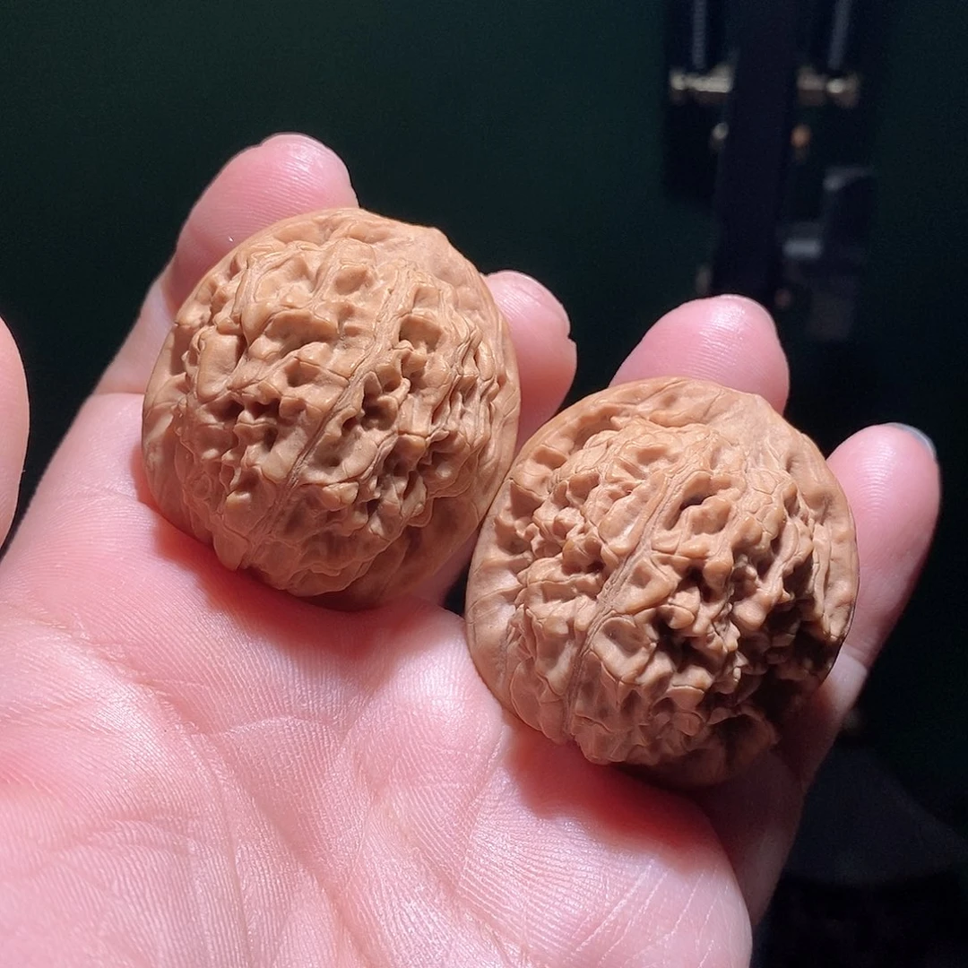 文玩核桃把件37莲花全品