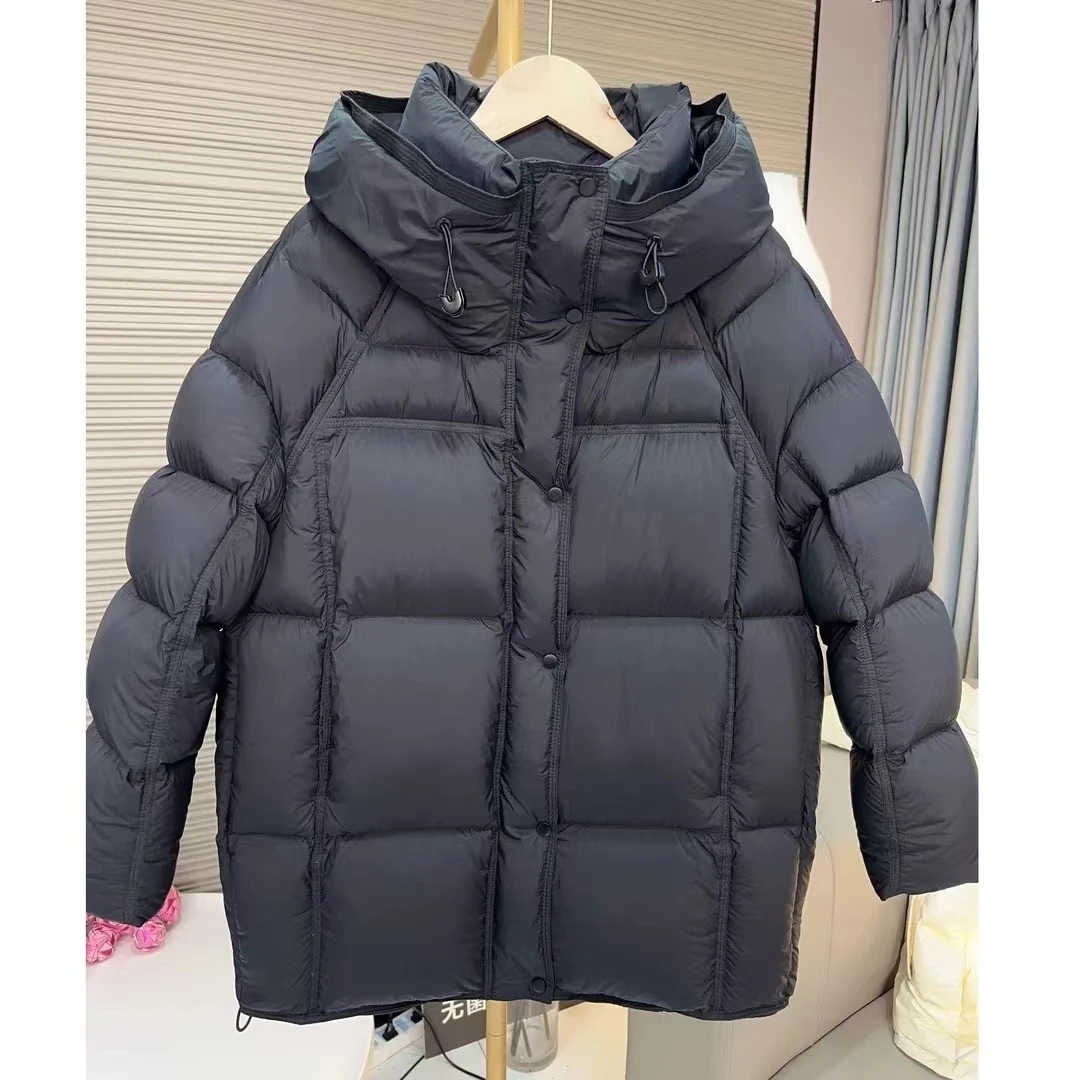 【大雨专属】2024软糯泡芙龟背感气质中长款加厚面包款羽绒服FS998