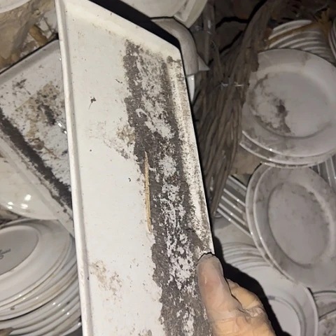 瓷片国营厂库存微瑕28厘米