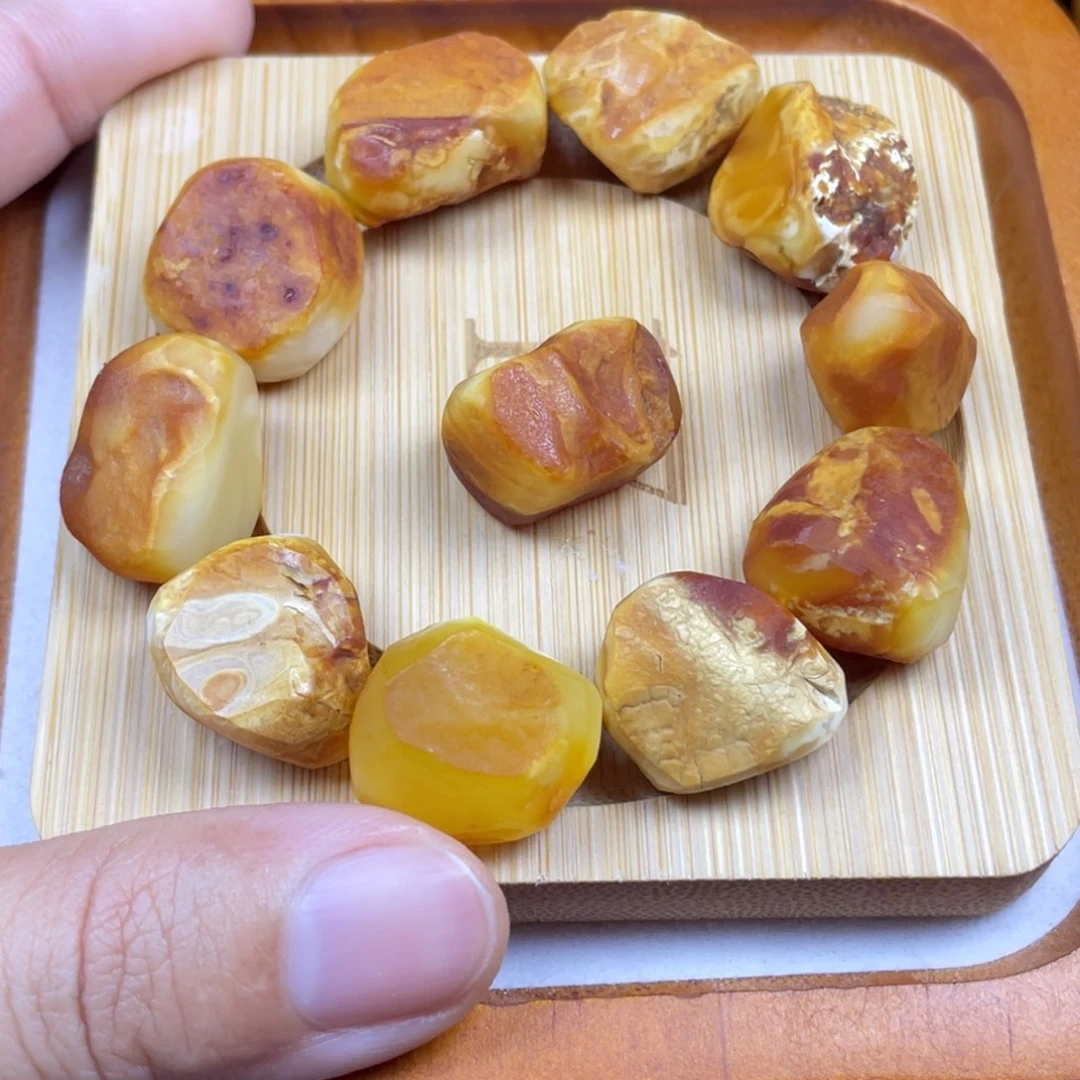 喵***吉定制琥珀未镶嵌定制