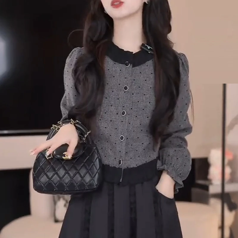 洋气减龄气质衬衫女2025秋季新款休闲简约通勤设计感百搭长袖上衣