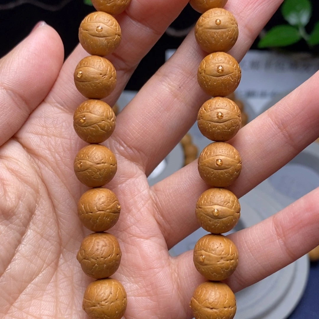凤眼菩提吊坠11.5手串