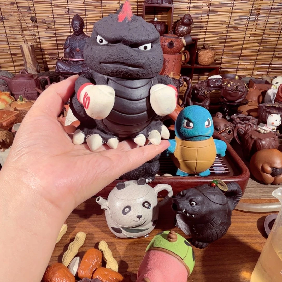 紫砂茶壶陈*星纯手工制作过程非常