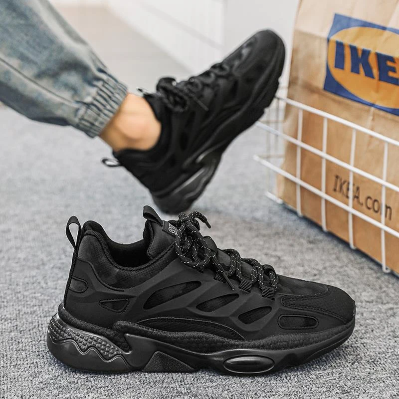 男鞋夏季工地工作劳保上班防滑运动透气网面休闲百韩版透气男板鞋