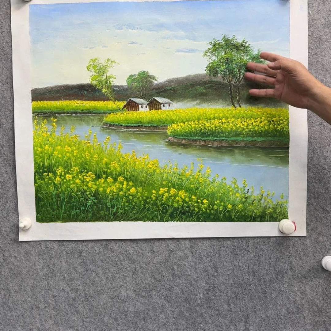 悲鸿弟子陈日新画作