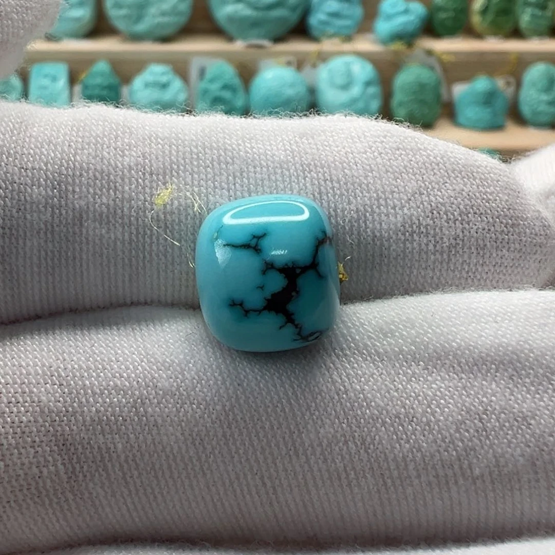 未镶嵌绿松石老型珠11mm