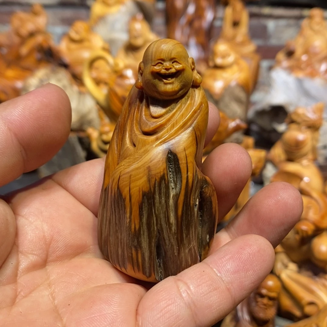柏木崖柏根雕摆件