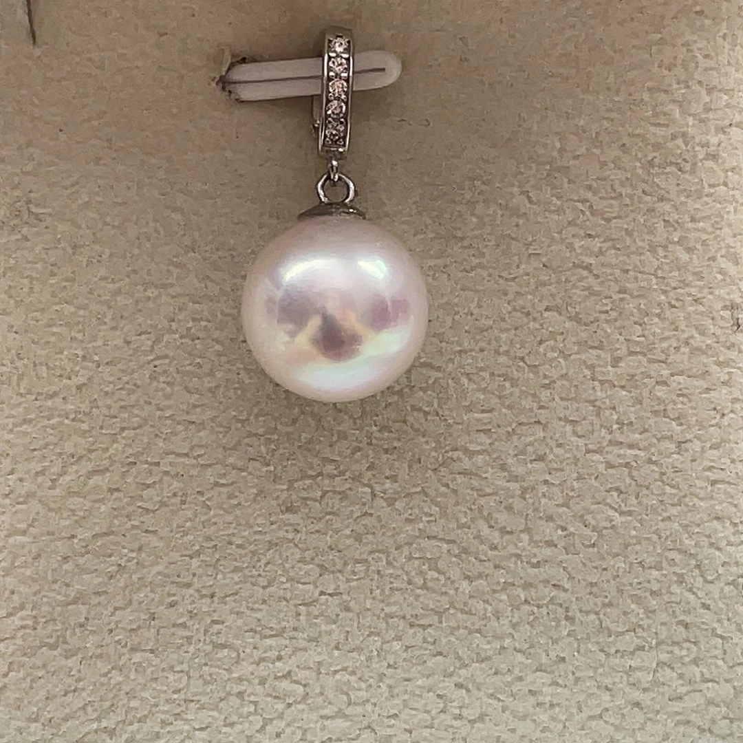 颈饰银S925镶嵌淡水珍珠