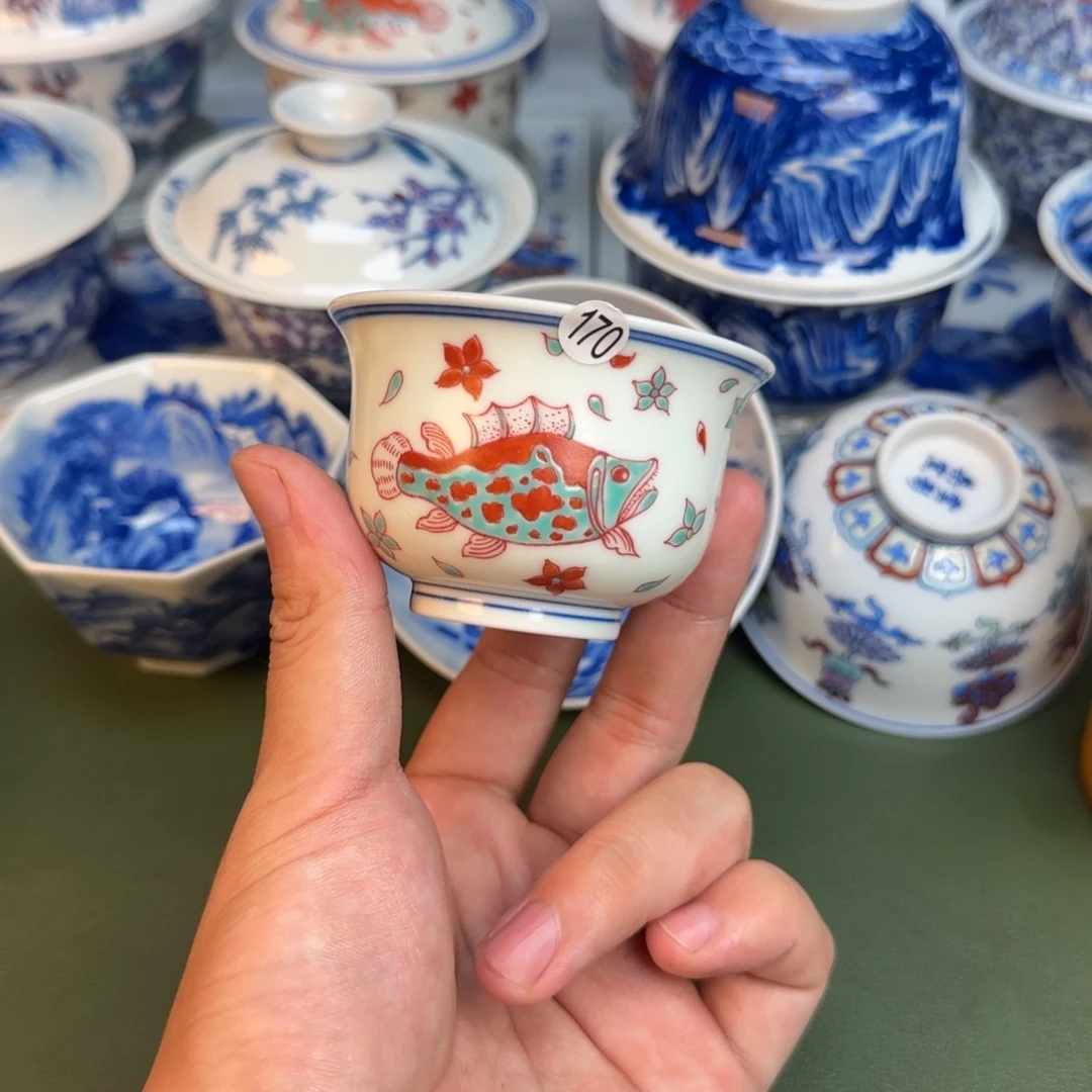 彦祖纯手工手绘茶具170