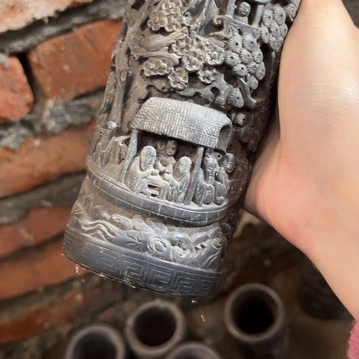 紫金钵盂菩提把件