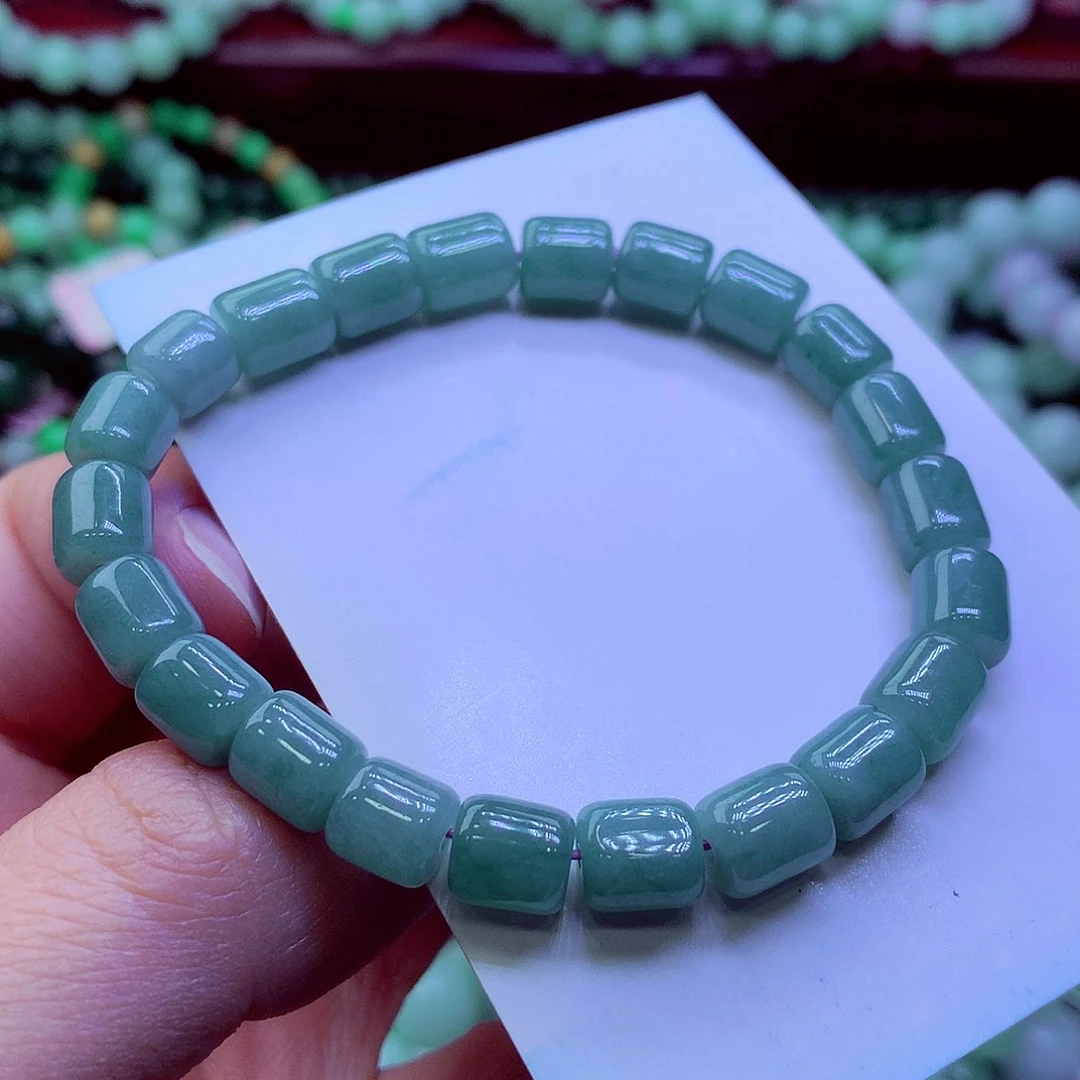 翡翠未镶嵌毛衣链