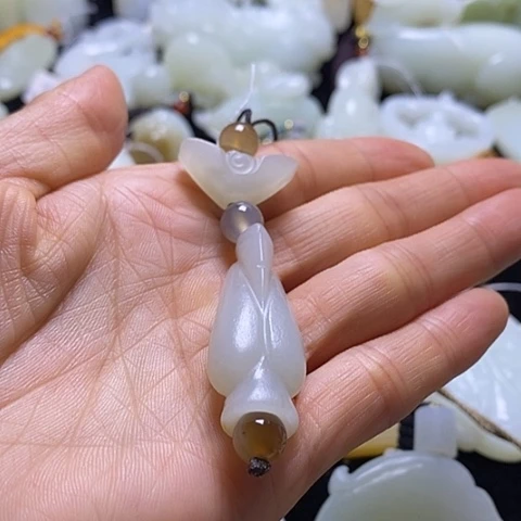 吊坠(不含链)未镶嵌和田玉