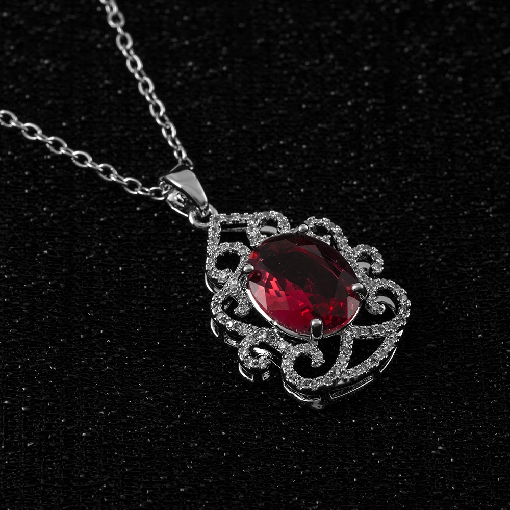 s925银 绯烟沉璧 雪涧鸣珰 项链 SN0046