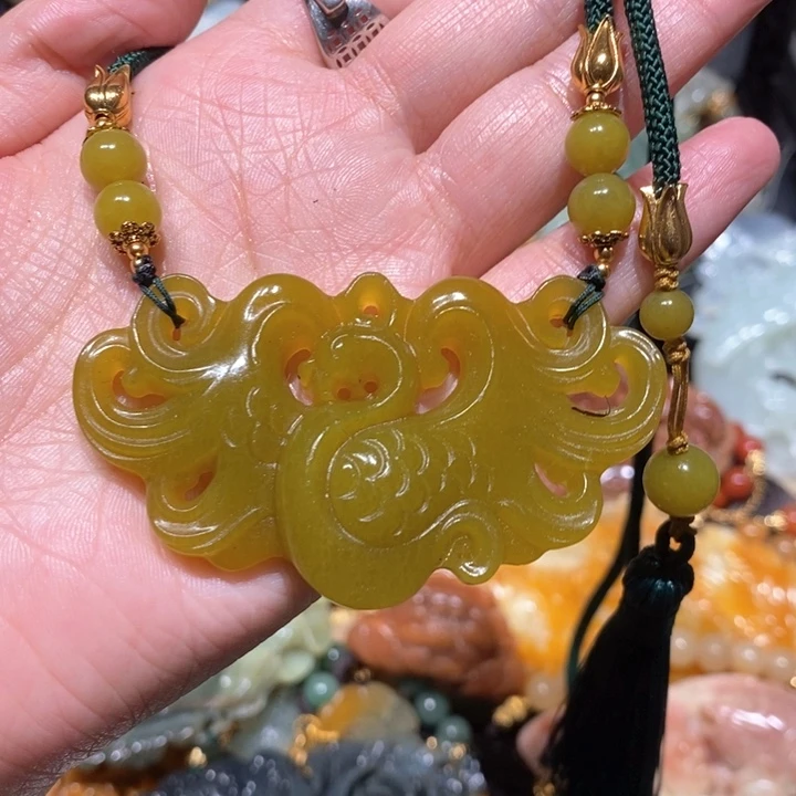 岫玉毛衣链未镶嵌