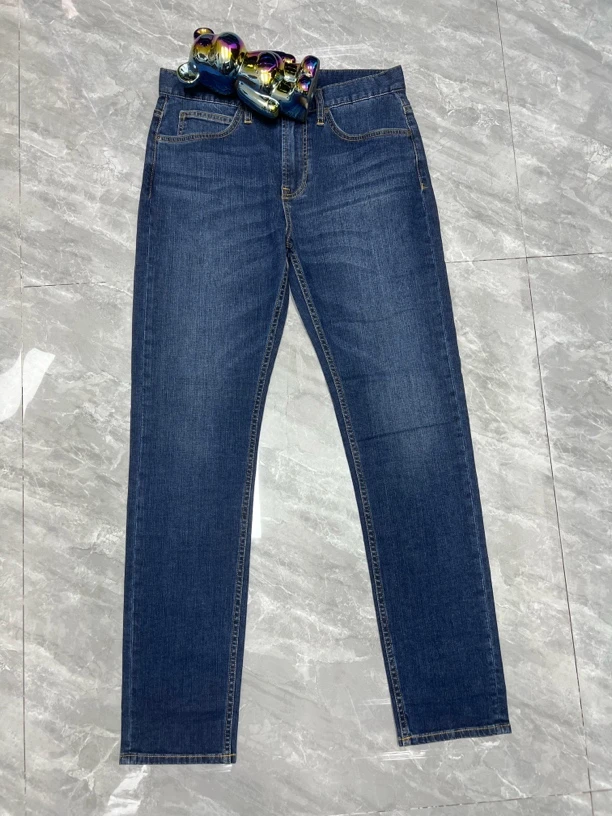 53HN00F #春夏705男士中腰修身小直筒牛仔裤 深色