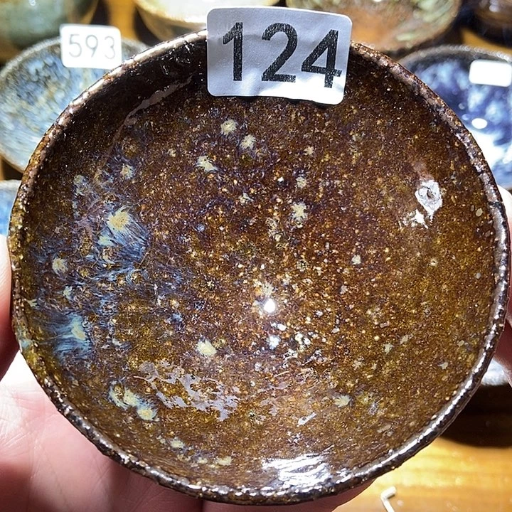 茶盏龙窑柴烧柴烧落灰