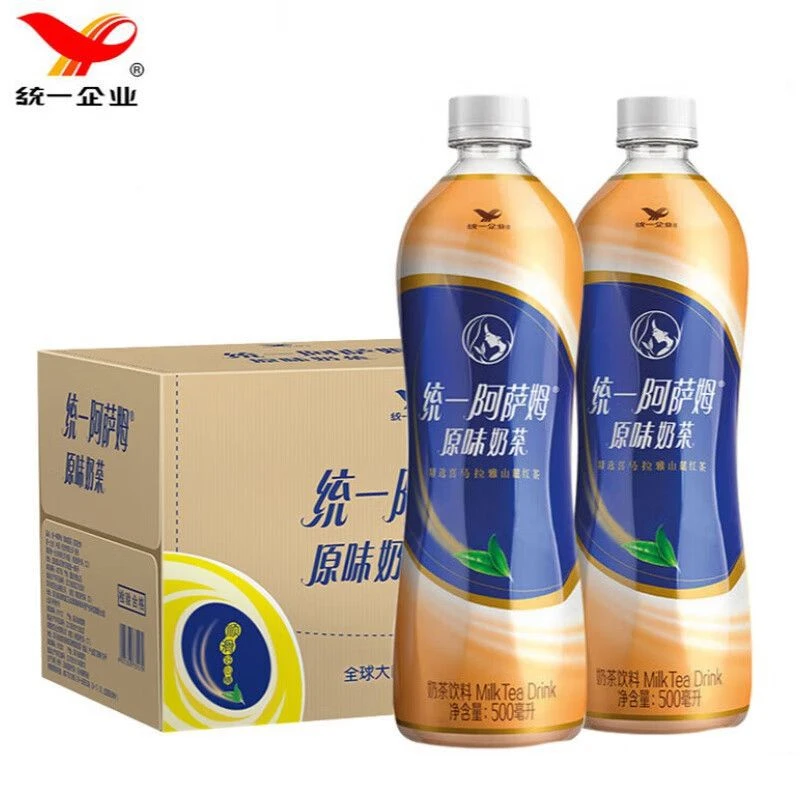 统一阿萨姆奶茶原味经典饮料饮品整箱一箱批发500ml*瓶新日期