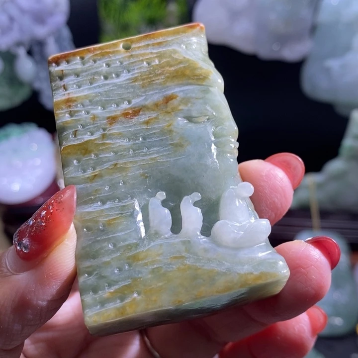 【闪购商品】颈饰未镶嵌翡翠悟道