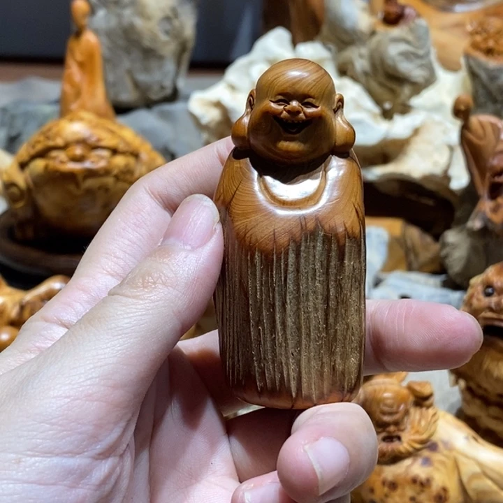 柏木（崖柏）黑油手把乐乐