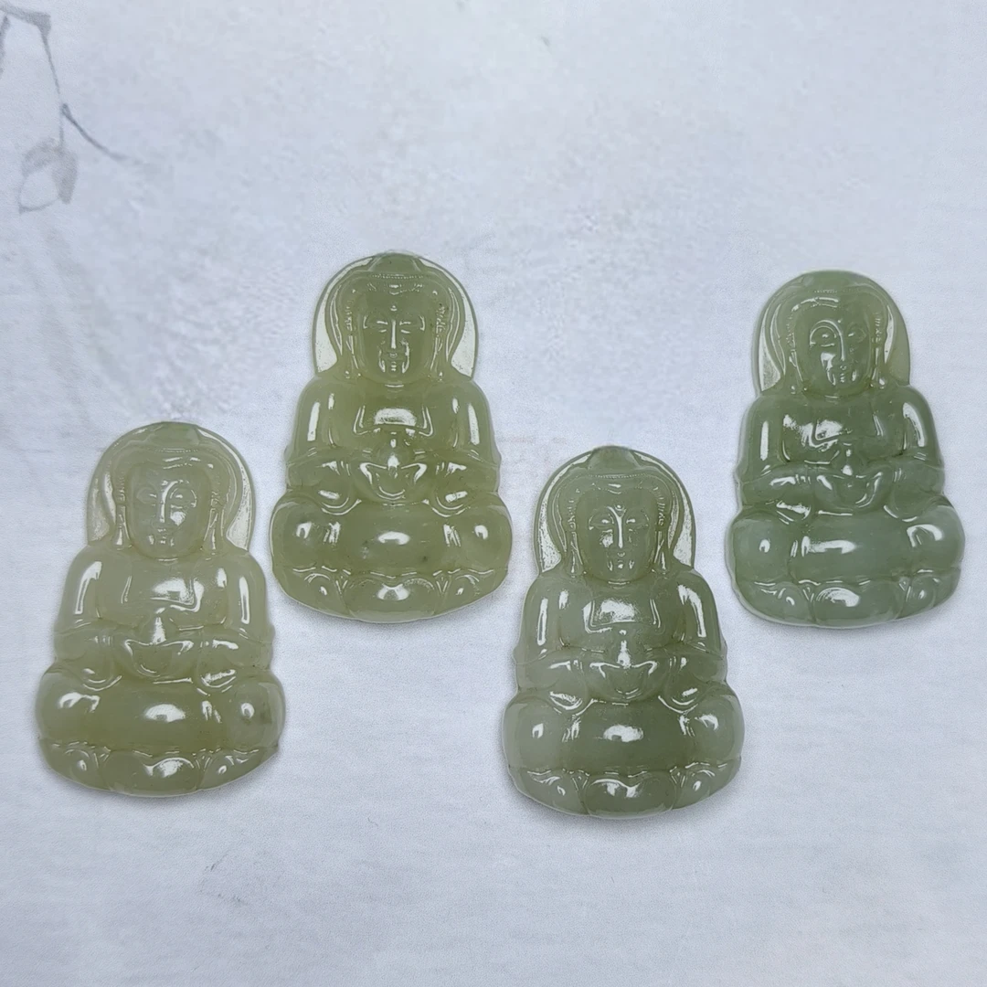 和田玉观音吊坠多样性发货拍一发一