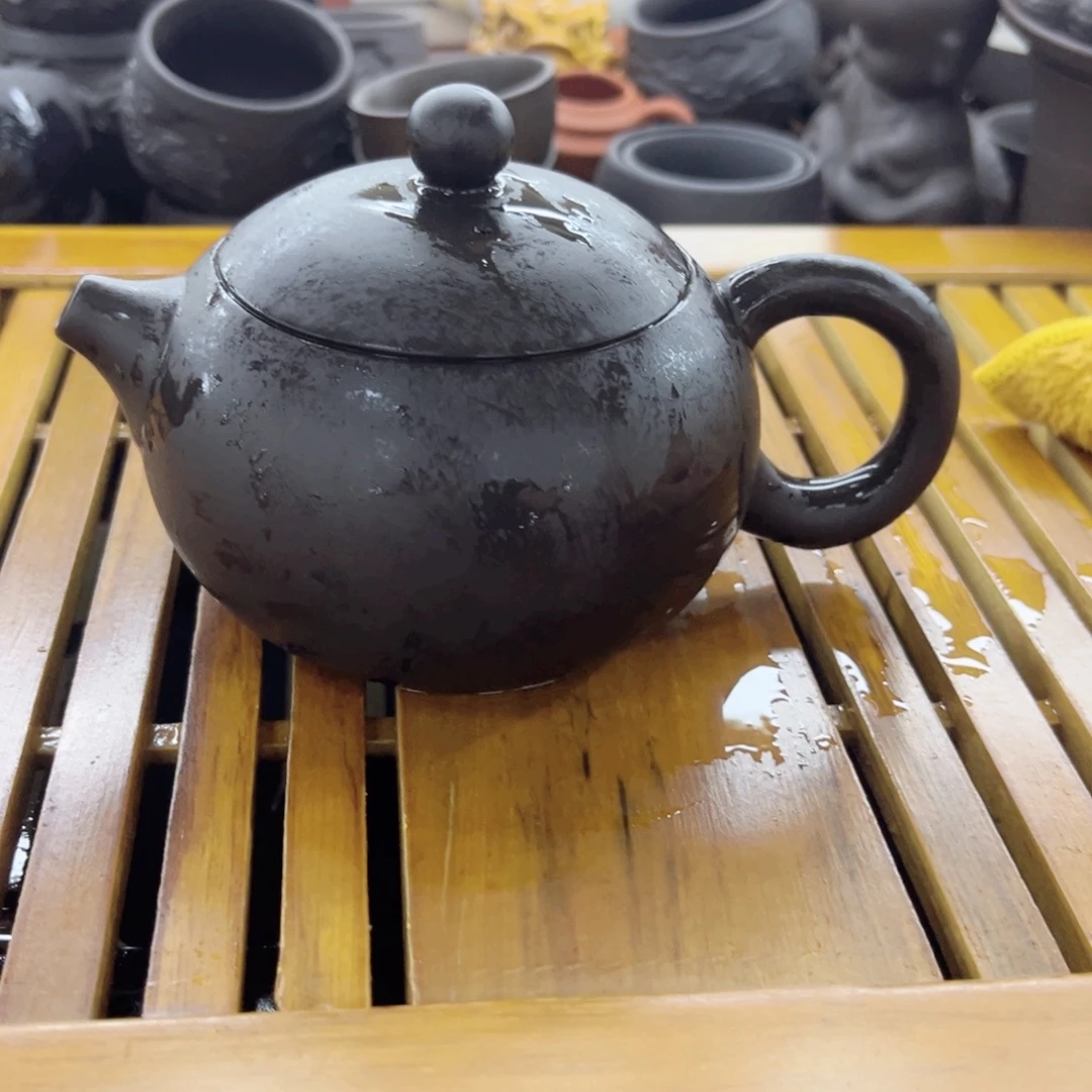 黑珍珠凤鸣西施壶