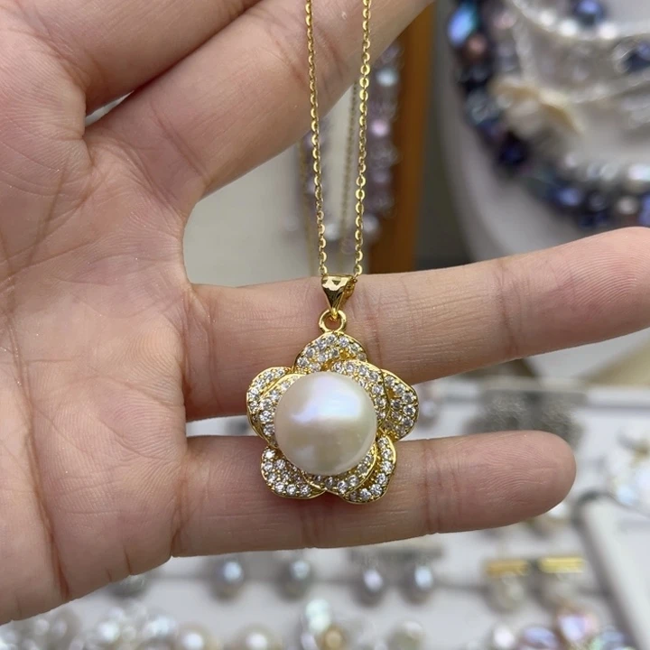 淡水珍珠未镶嵌吊坠(不含链)