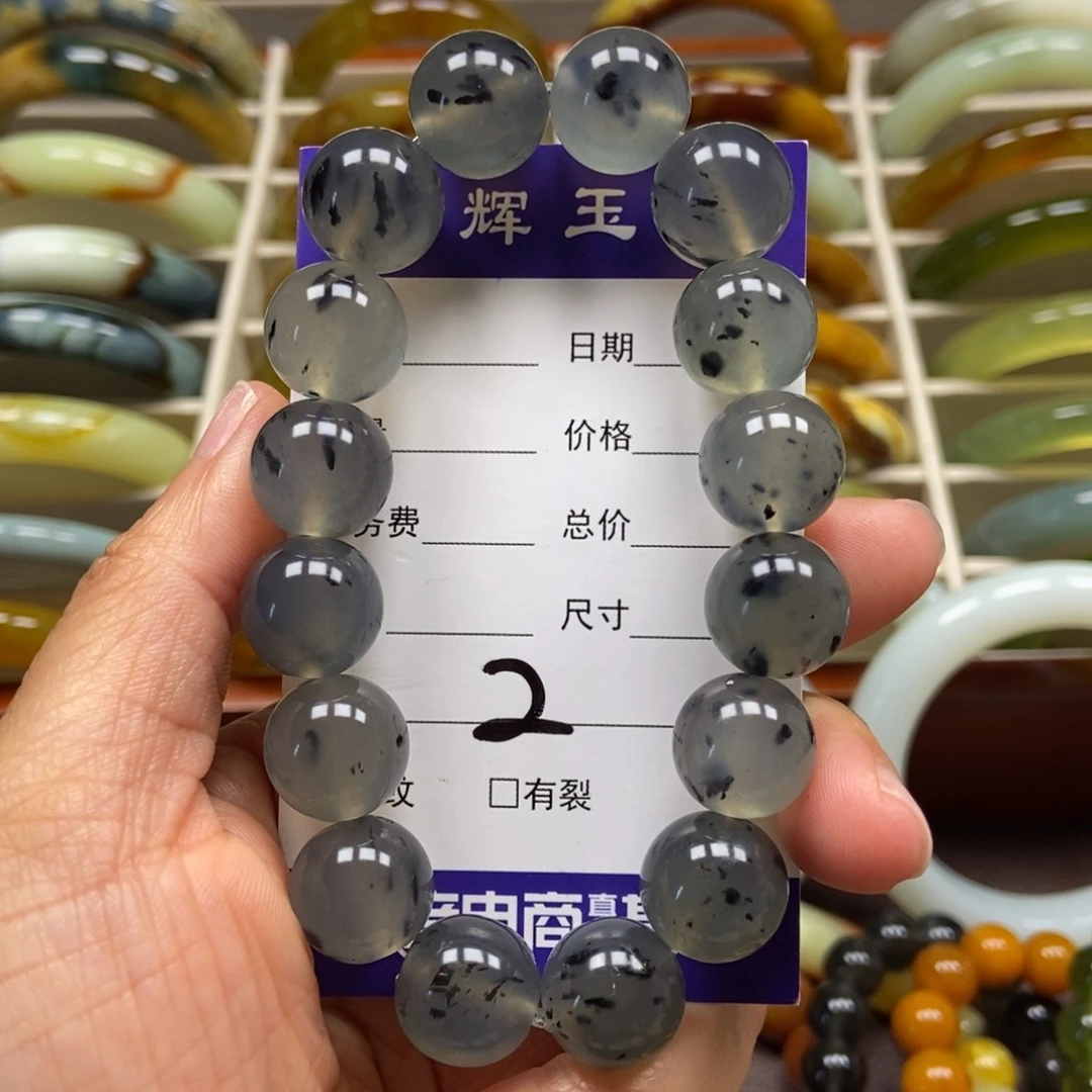 未镶嵌蛇纹石玉手串